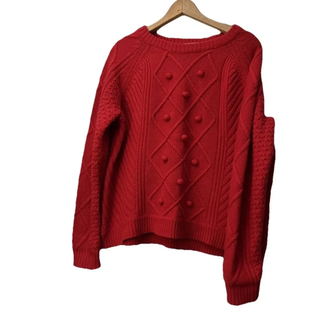J. Crew Vibrant Red Knitwear